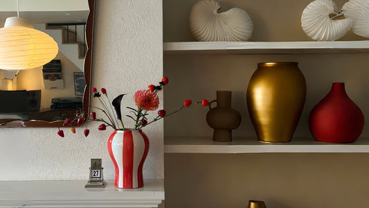 Pomegranate Ember & Parisian Minimal – Bold Forms and Subtle Elegance