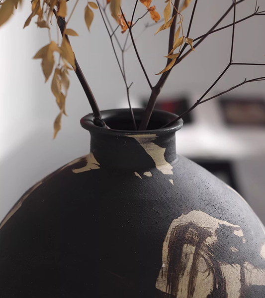Ink Serenity Grand Ceramic Vase