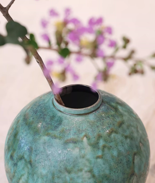 Celadon Whisper Wabi Vase