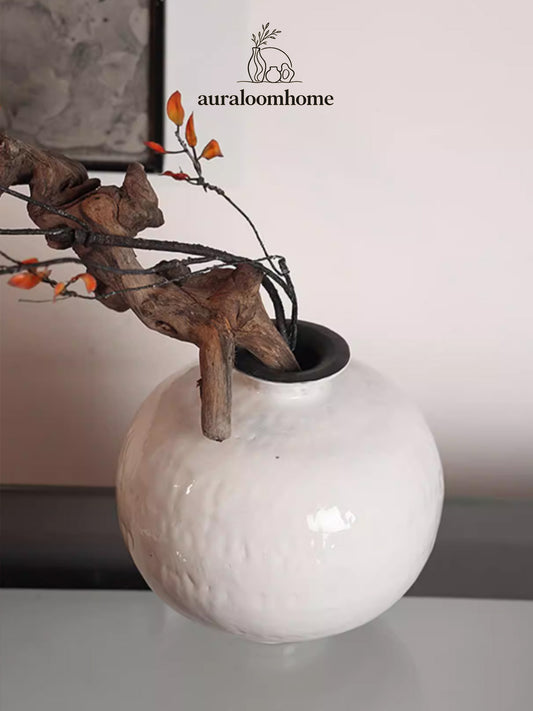 Lunar Whisper Petite Ceramic Vase