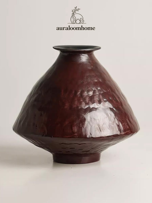 Crimson Lacquer Petite Bloom Vase