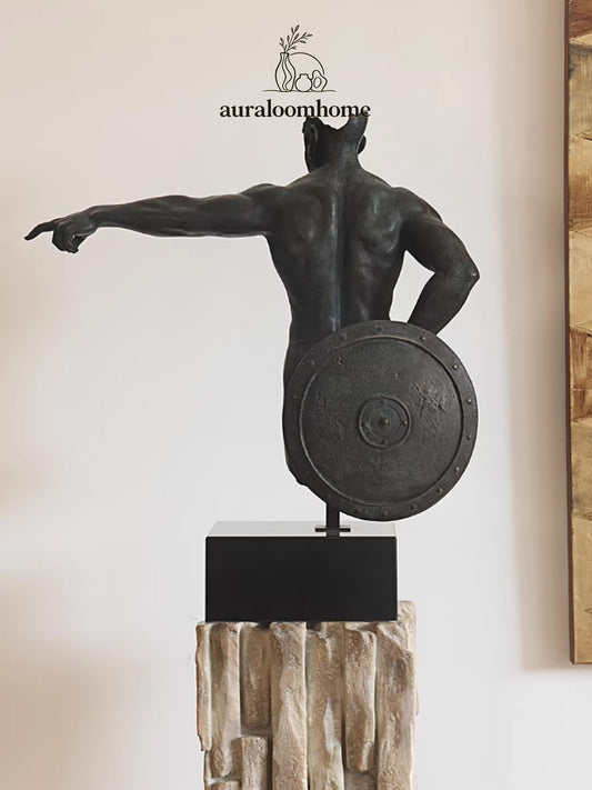 Guardian Shield Sentinel Sculpture